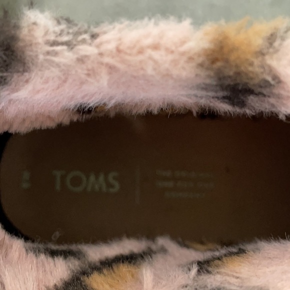 Toms Faux Leo Fur Paxton Slip-Ons Size 8 - Picture 12 of 13